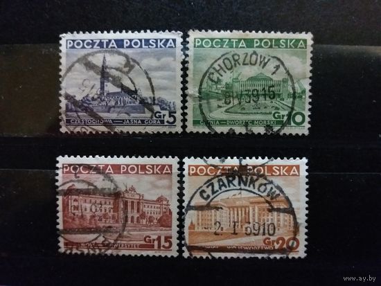 ПОЛЬША 1937г. Полная серия. Гаш.