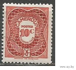 Камерун(Французский). Орнамент. Доплатная марка. 1947г. Mi#25.