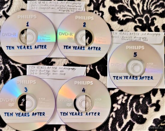 DVD MP3 TEN YEARS AFTER, Alvin LEE, HUNDRED SEVENTLY SPLIT полная дискография (Progressive / art-rock, classic rock) - 5 DVD