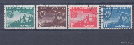 [1726] Албания 1959. День армии. Гашеная серия.
