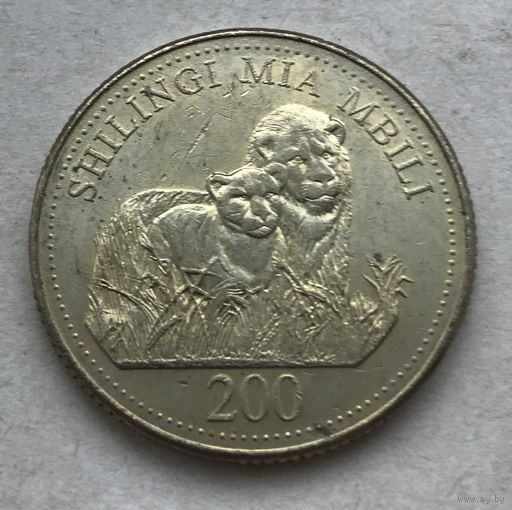 Танзания 200 шиллингов 1998 - Абейд Амани Каруме (1-й Президент Занзибара)