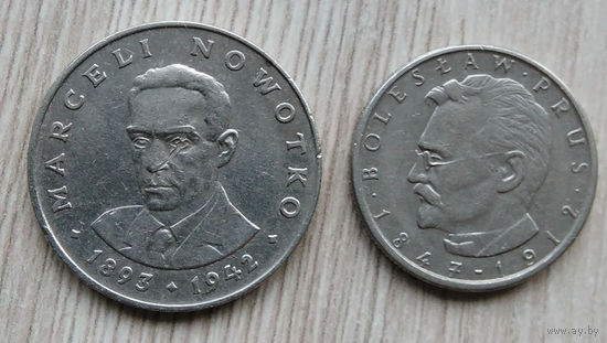10,злотых 1982 г.20 злотых 1976 /одним лотом/
