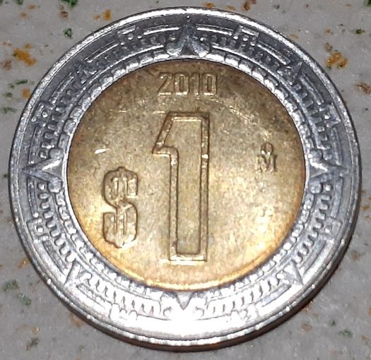 Мексика 1 песо, 2010 (5-6-115)