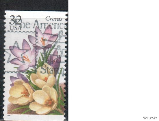 США-1996 (Мих.2685) , гаш., Флора, Цветы