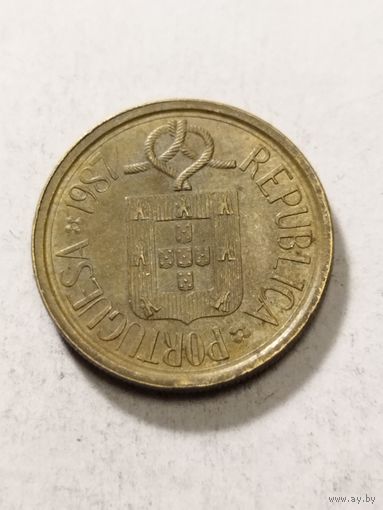 Португалия 5 эскудо 1987