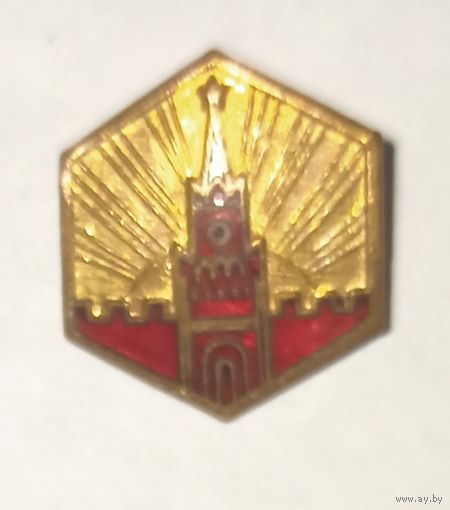 Значок Спасская башня (ВЛКСМ)