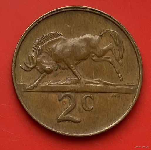 44-03 ЮАР 2 цента 1981 г.