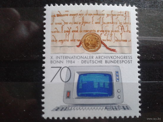ФРГ 1984 конгресс по архивам Михель-1,6 евро