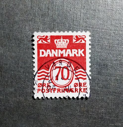 Марка Дания 1972 год Стандарт