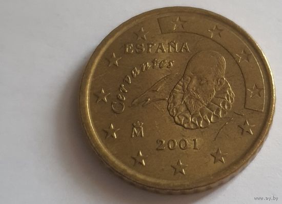 Испания 2001 50 евроцентов