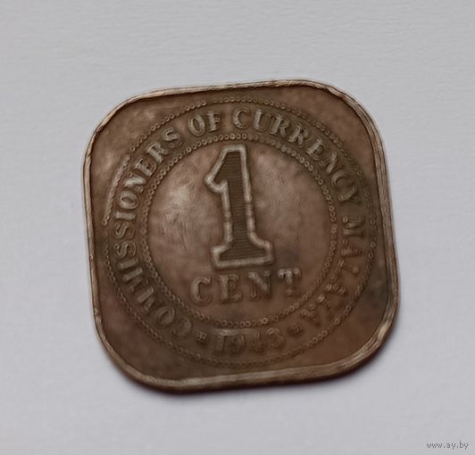 1 цент 1943 Малайя