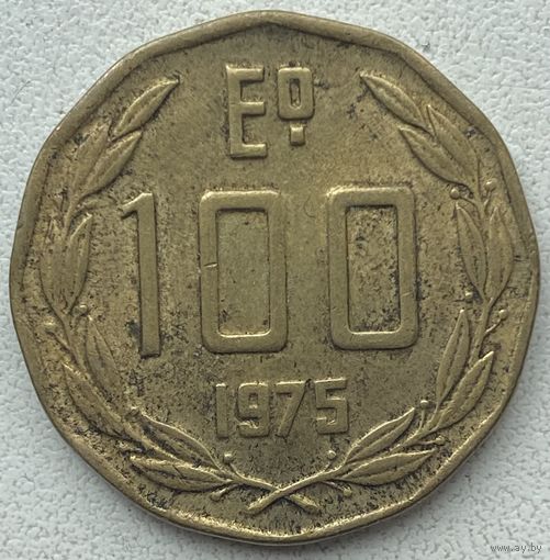 Чили 100 эскудо 1975 г.