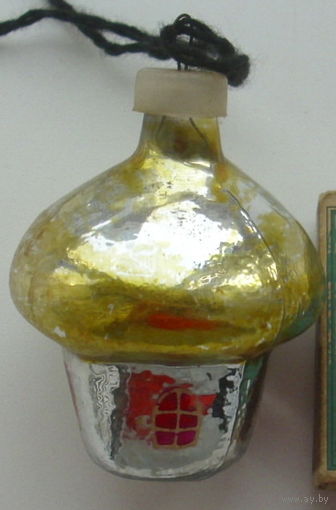 Ёлочная игрушка. Домик. П-50.