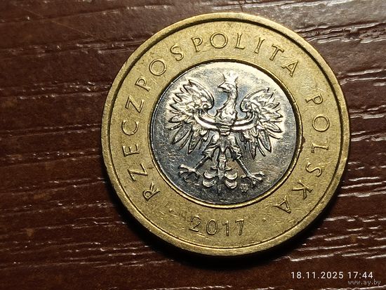 Польша 2 злотых 2017