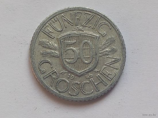 Австрия 50 грошей 1946 г.