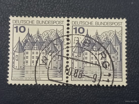 Замок Глюксбург. 1977г. Германия. Сцепка