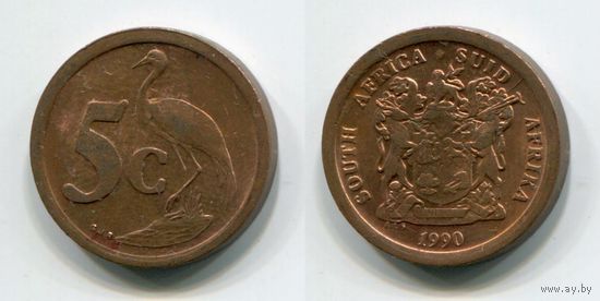 Южная Африка. 5 центов (1990, XF)