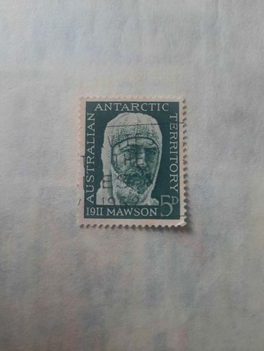 Австралия 1969. Антарктические территории. Великие исследователи