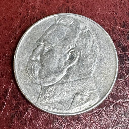 10 злотых 1937 Пилсудский