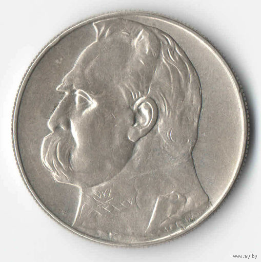 10 злотых 1937 Пилсудский