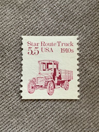 США. Автомобили. Star Route Truck 1910