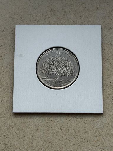 25 центов США штат Коннектикут (1999 P)