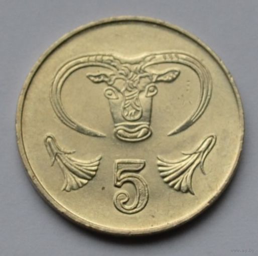 Кипр, 5 центов 2001 г.