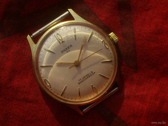 Часы ANKER 01 SWISS 1960-х, в ОТЛИЧНОМ СОСТОЯНИИ