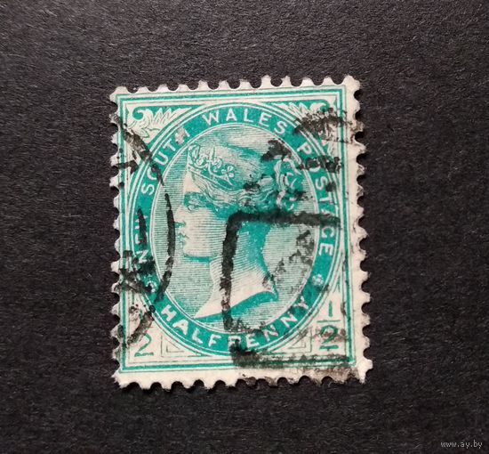 Великобритания\309с\  Новый Южный Уэльс. 1899 стандарт королева  Scott 102