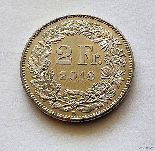 Швейцария 2 франка, 2018