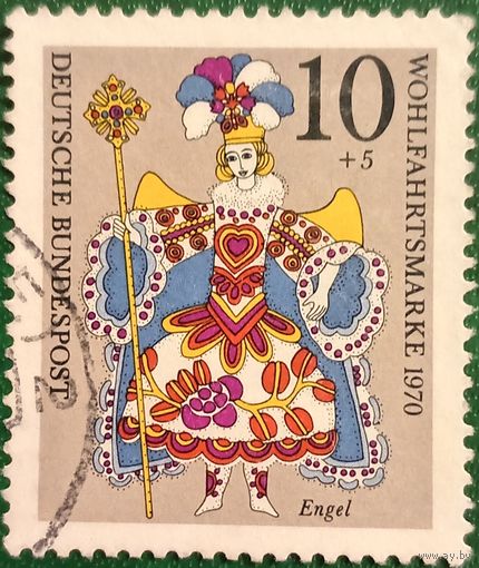 ФРГ 1970. Рождественская марка.