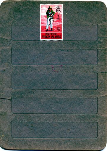 Британские Виргинские** острова, 1970 ЕНЩИНА-ПИРАТ, 1м  чистая