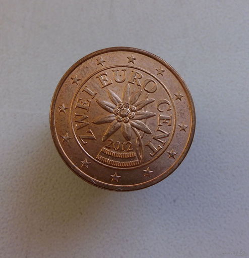 2 евроцента 2012 Австрия aUNC
