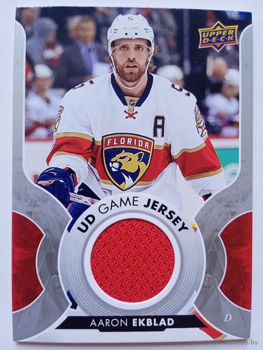 Хоккейная карточка НХЛ джерси Aaron Ekblad (Флорида)