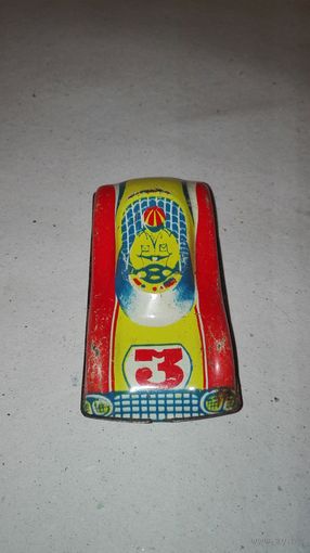 Машинка гоночная жестяная СССР