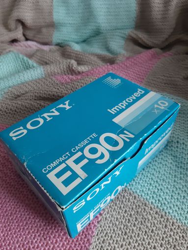 Блок в заводской упаковке кассет  SONY EF90 N. не вскрыт.