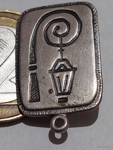 Значок " Ленинград 875 проба "