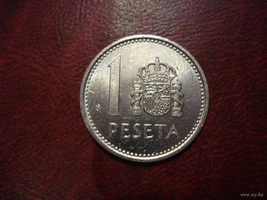 1 песета 1987 год Испания