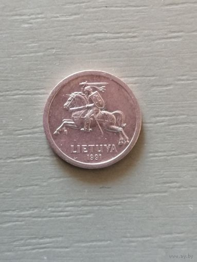 Литва 10 центов, 1991 год, KM# 88