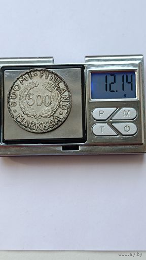 500 марок Финляндия 1952 года - XV летние Олимпийские игры, Хельсинки 1952. Серебро 500. Монета не чищена. 56