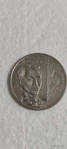 Филиппины 5 писо 2018