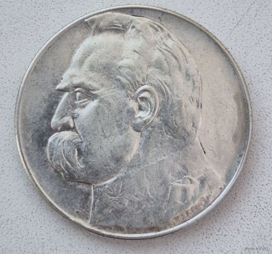 Польша, 10 злотых 1935 Пилсудский. Приятные.