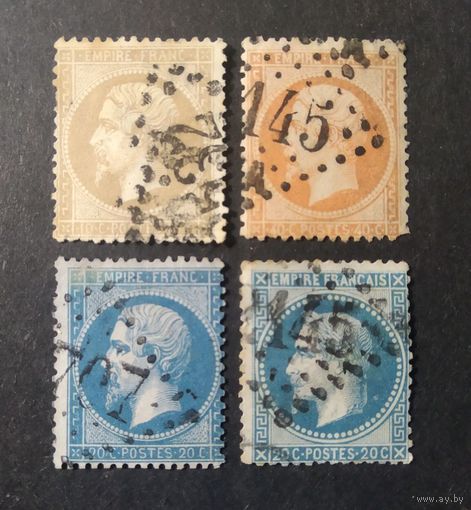 ФРАНЦИЯ\112а\1867\1868 стандарт. Наполеон. ми27\28ав\30а кц21ми
