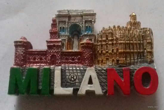 Милан, Италия, магнит на холодильник