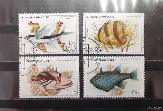 Сен-Томе и Принсипи. 1979 год. Фауна. Рыбы (1256)