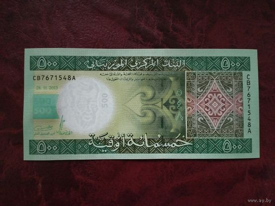 500 угий Мавритания 2002 г.