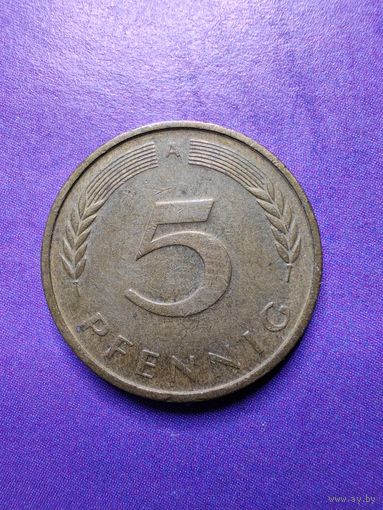 Германия ФРГ 5 пфеннигов 1991 A