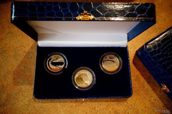 ТОРГ! Оригинальный футляр на 3 серебряные монеты НБРБ! ВОЗМОЖЕН ОБМЕН!