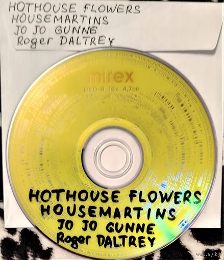 DVD MP3 дискография - HOTHOUSE FLOWERS, HOUSEMARTINS, JO JO GUNNE, Roger DALTREY ( pop-rock, folk-rock, hard rock) - 1 DVD