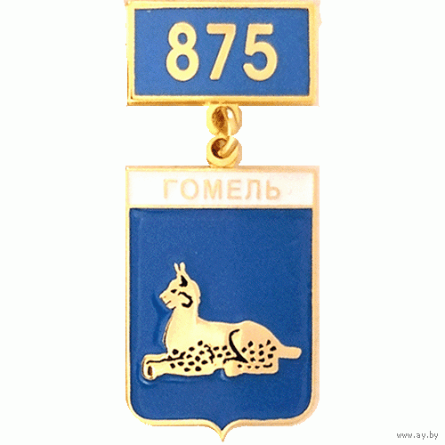 Значок из серии Белорусская подвески юбилейная Гомель 1142-2017 (МирНик)